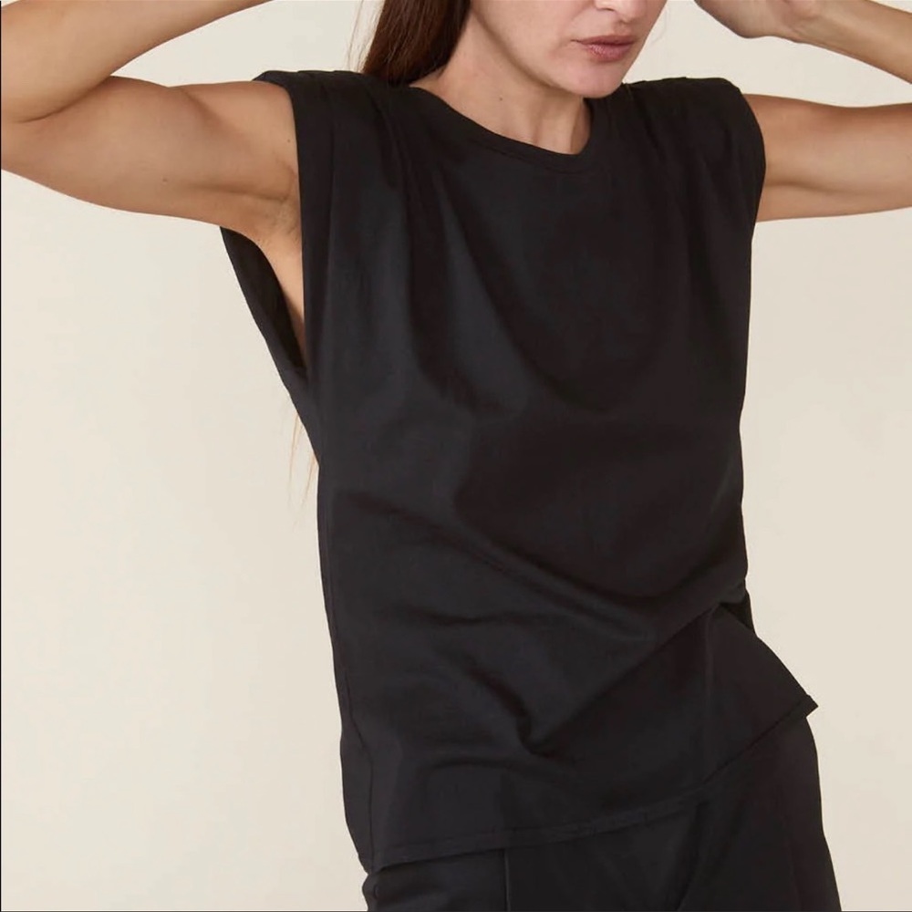 St.Roche women padded shoulder tank top new